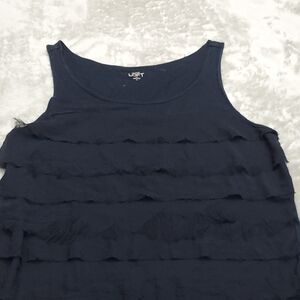 LOFT Dark Blue Layered Tank Top